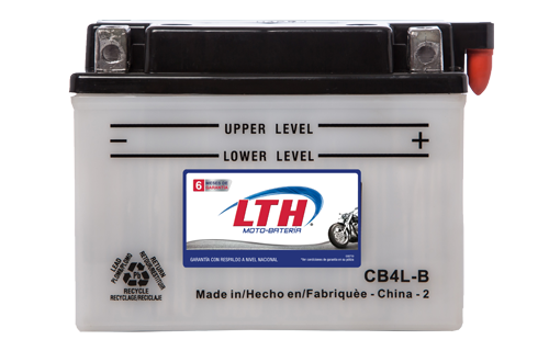 Batería de Motos LTH CB4L-B ofrecen alta capacidad y duración, son de fácil mantenimiento y ofrece una gran variedad de tamaños y capacidades