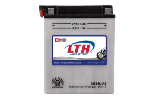 Batería de Motos LTH CB14L-A2 ofrecen alta capacidad y duración, son de fácil mantenimiento y ofrece una gran variedad de tamaños y capacidades