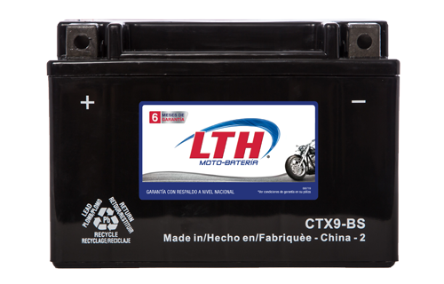 Batería para motos LTH CTX9-BS Baterías para motocicleta tecnología AGM que absorben el electrolito mejorando